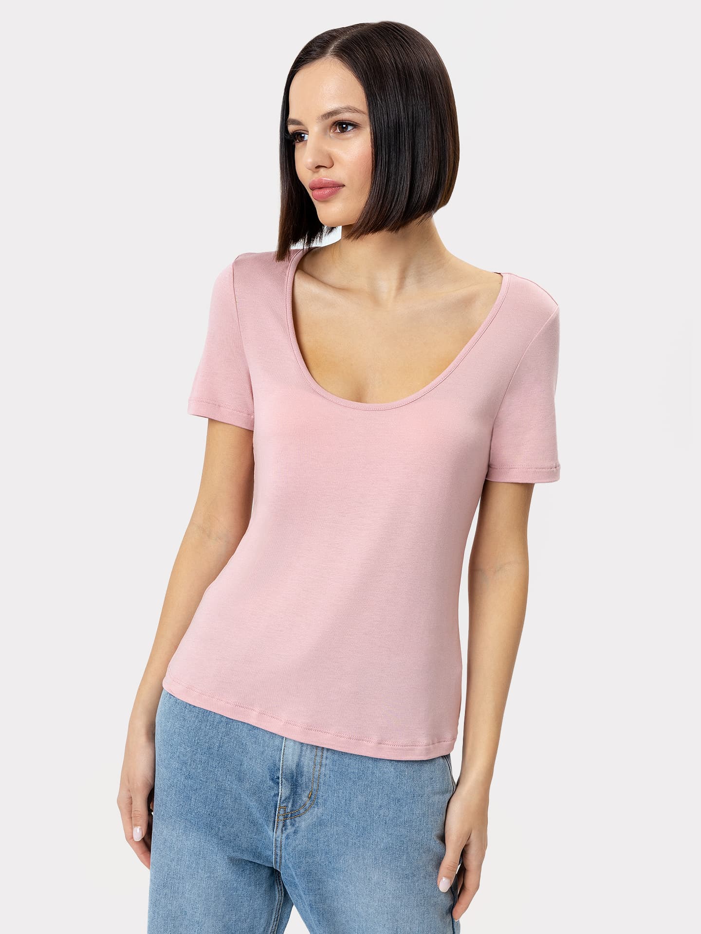Футболка женская regular fit в дымчато-розовом цвете, Дымчато -розовый, 22/22281Ц-8
Футболка женская regular fit в дымчато-розовом цвете, Дымчато -розовый, 22/22281Ц-8